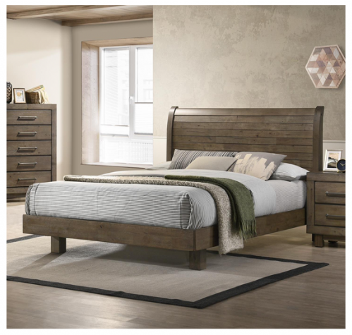 Rustic Mountain King Size Bed