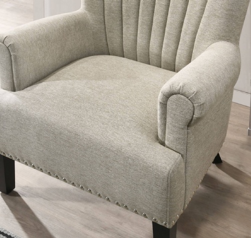 shell back accent chair